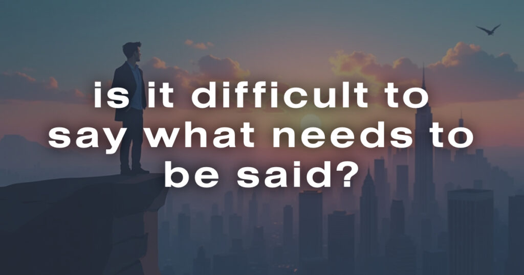 Say what needs to be said Professional development workshops Levati